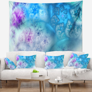 Clear Blue Magic Stormy Sky Abstract Wall Tapestry, 92"x78"