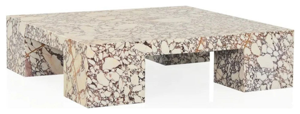 Alpine Coffee Table, Calacatta, Marble