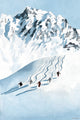 "Racing the Slopes" Painting Print on Wrapped Canvas, 30x45