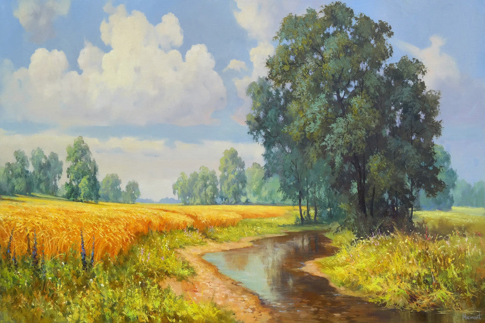 "Poetry of the Earth" Painting Print on Wrapped Canvas, 24x16