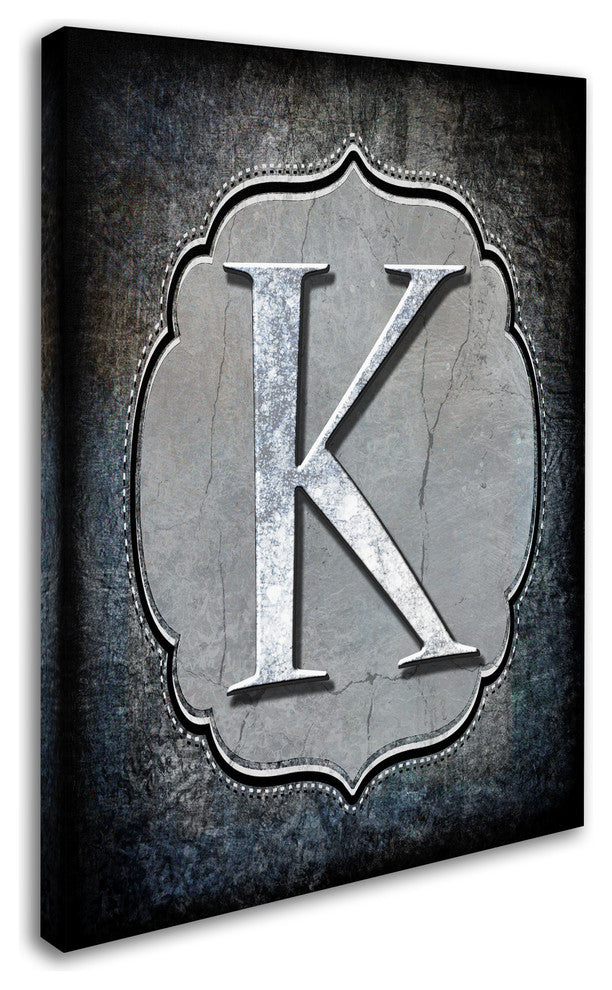 LightBoxJournal 'Letter K' Canvas Art, 35" x 47"