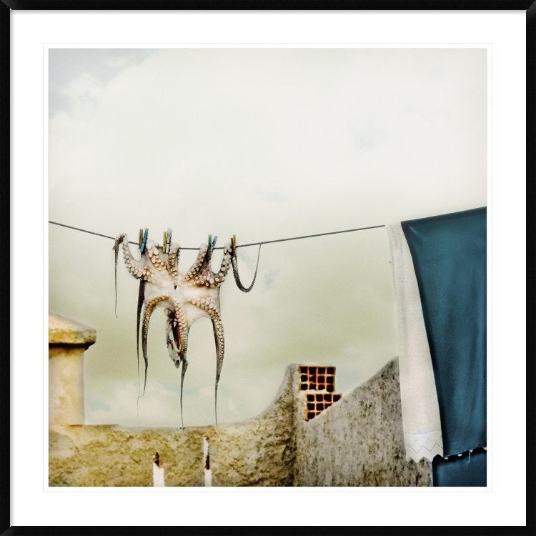 "Tote Hose" Framed Digital Print by Ambra, 44x44"