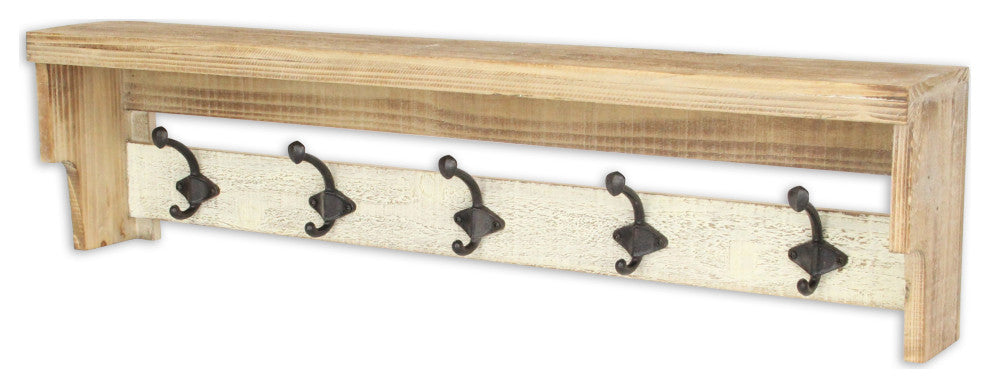 5-Hook Vinny Wall Shelf