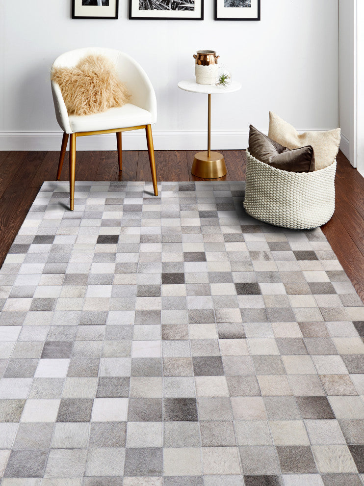 Bashian Thaddeous Area Rug Grey 4'' X 6''