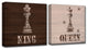 Ready2Hangart Her King His Queen By Olivia Rose 2-Pc Canvas Art Set, 2-Piece Set