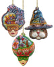 Masquerade Ornaments, Set of 3