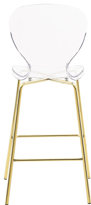Clarion Counter Stool, Set of 2, Gold