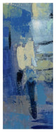 "Ultramarine Waves III Panel I" Digital Paper Print by Silvia Vassileva, 26"x62"