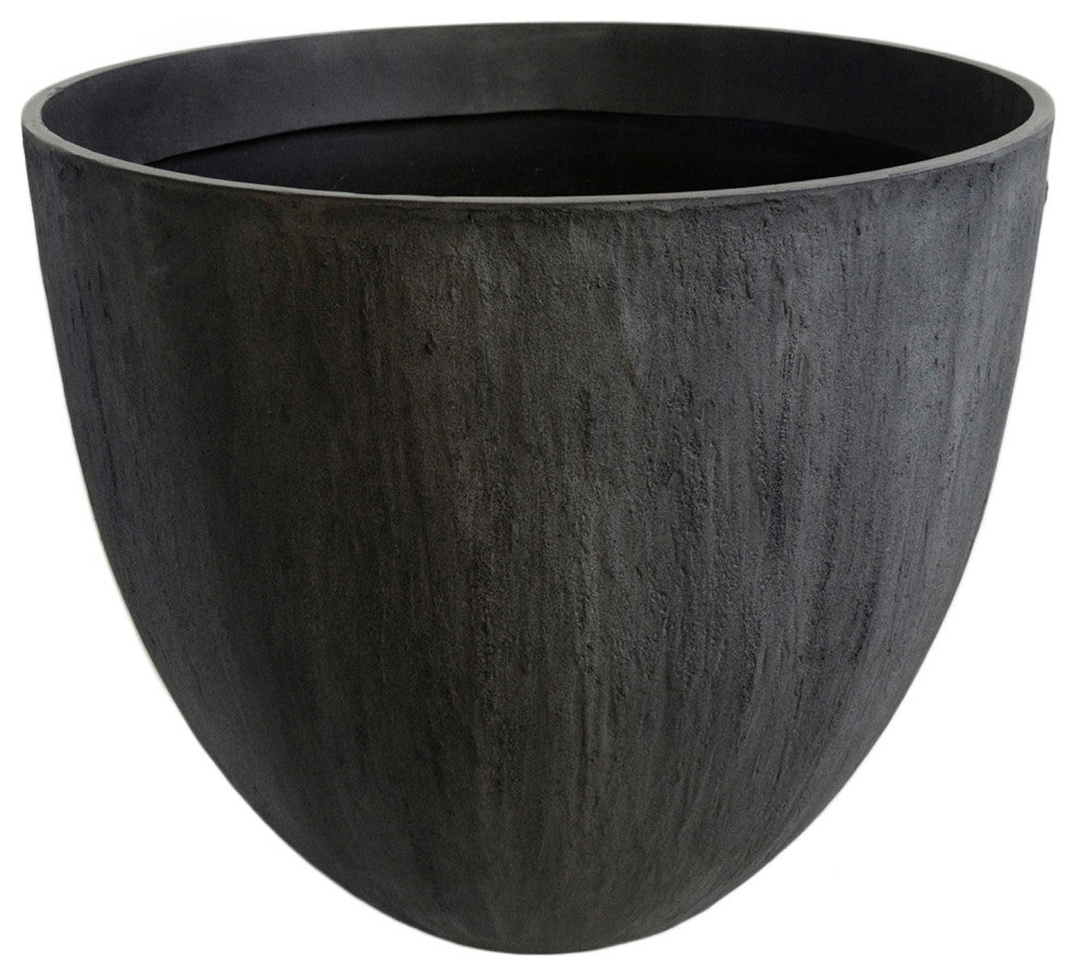 Charcoal Composite Planter Pot Large