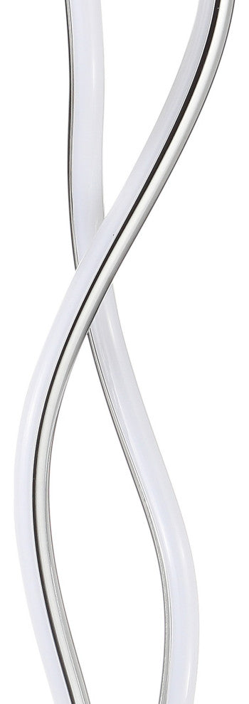 Cairo 26.25" LED Integrated Table Lamp, Chrome