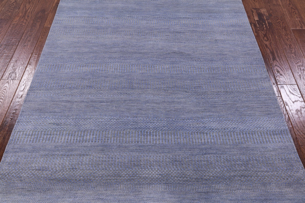 5' 1" X 6' 11" Handmade Savannah Grass Wool and Silk Rug Q11497