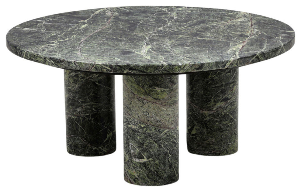 Green Bidasar Marble Coffee Table