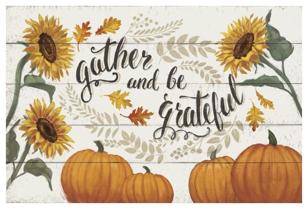 "Harvest Delight V on White" Digital Paper Print by Janelle Penner, 50"x34"