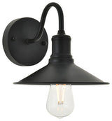 Etude 1 Light Wall Sconce in Black