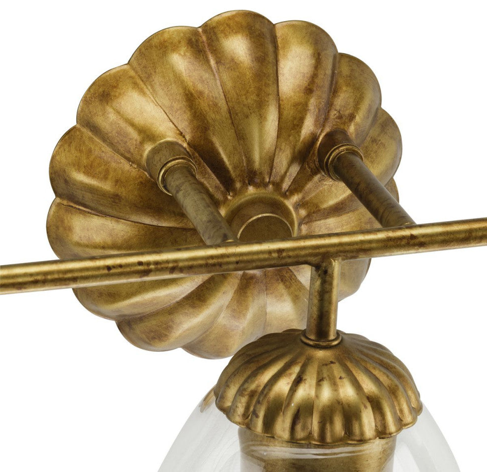 Quillan Collection Transitional Bath and Vanity Light, Gold Ombre