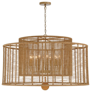 Jayna 12 Light Burnished Silver Chandelier
