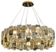 Zambrone | Luxury Round Crystal Chandelier for Living Room, 8bulbs