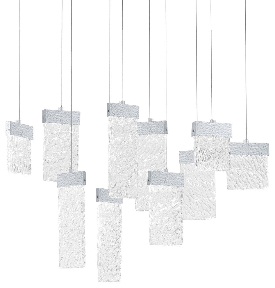 Carolina LED Chandelier With Pewter Finish