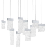Carolina LED Chandelier With Pewter Finish