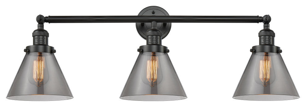 Innovations Lighting 205-Bk-S-G43 3 Light Bathroom Fixture