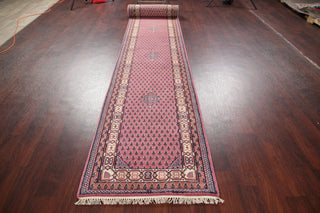 Botemir Hand Made Oriental Traditional Area Rug, Pink, Round 8 X 8 Ft.