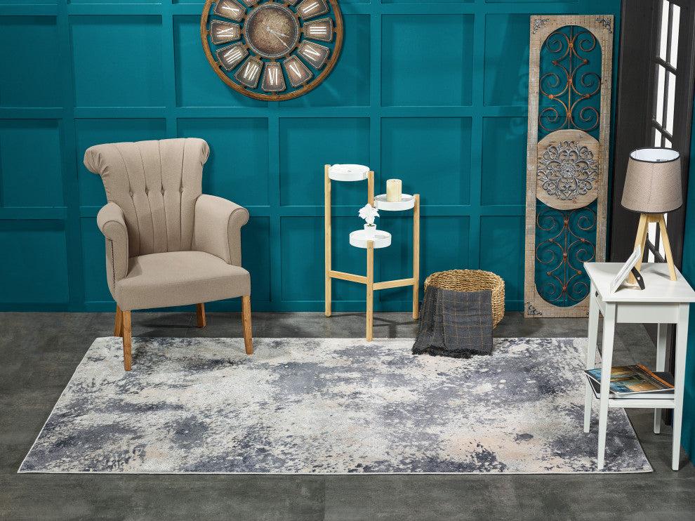 Noori Rug High-Low Isabelle Silver/Charcoal Rug