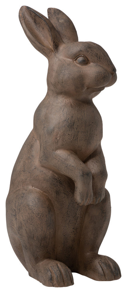 22.75"H MGO Standing Rabbit Statue