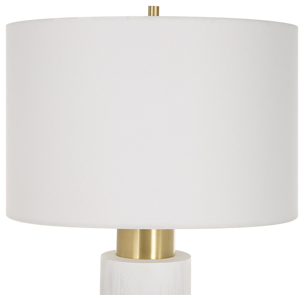 Uttermost Ruse Whitewashed Table Lamp