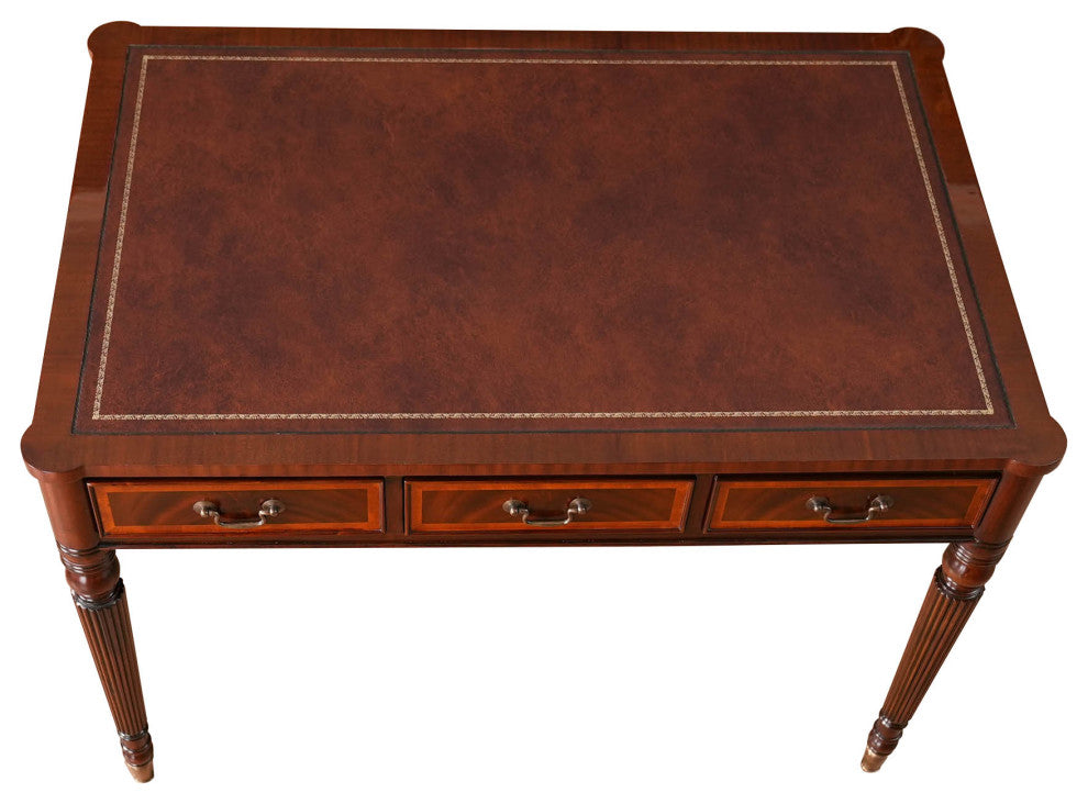 Sheraton Mahogany Desk, Mahogany Desk