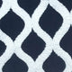 Dark Jewels Luxury Throw Pillow in Black and White, 20"x36" King