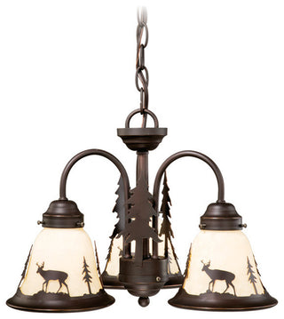 Vaxcel Bryce 3-Light Light Kit, Burnished Bronze