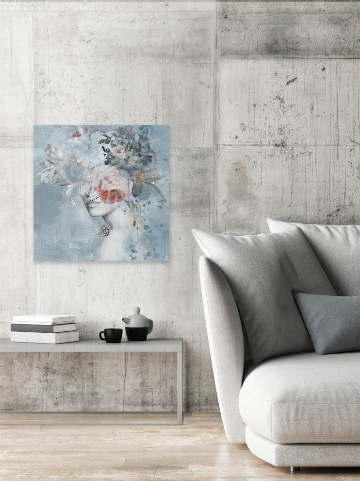 "Gold" Painting Print on Wrapped Canvas, 48x48