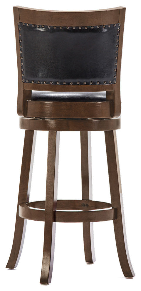 Bristol Swivel Stool, 29" Bar Height Stool, Cappuccino