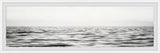"B&W Sea" Framed Painting Print, 30x10
