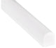 Universal Bright White 1/2 x 12 in. Cast Stone Pencil Liner Wall Tile (Set of 5)