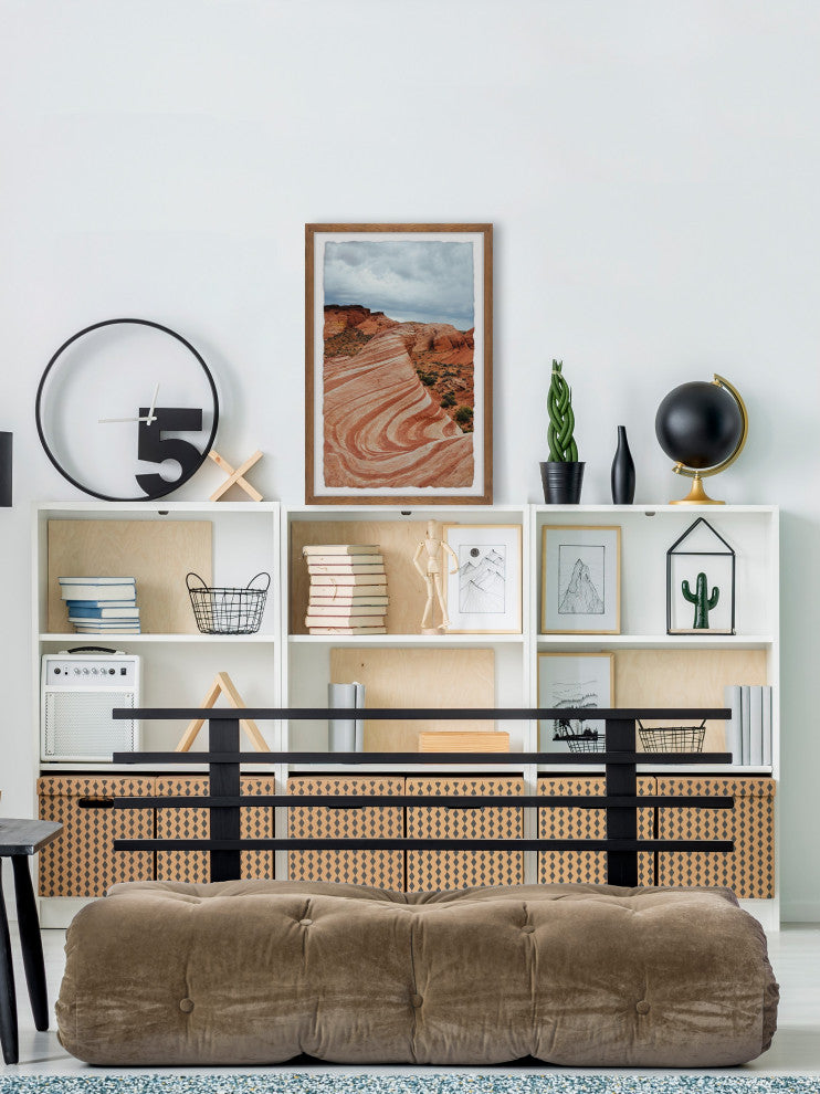 "Wave Rocks" Framed Painting Print, 24x36