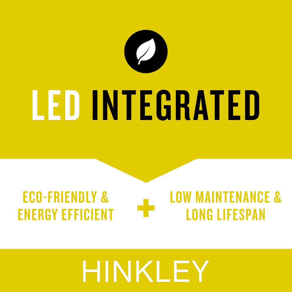 Hinkley Facet LED Ceiling Fan, Matte Black, 52"