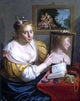Paulus Moreelse Girl With a Mirror Wall Decal