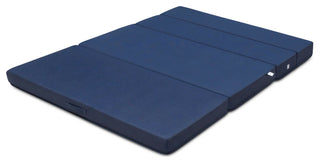 Queen Size 4'' Quart -Fold Foam Folding Mattress Futon Sleepover Sofa Bed Guest