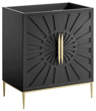 Awaken 30" Bathroom Vanity Cabinet, Black