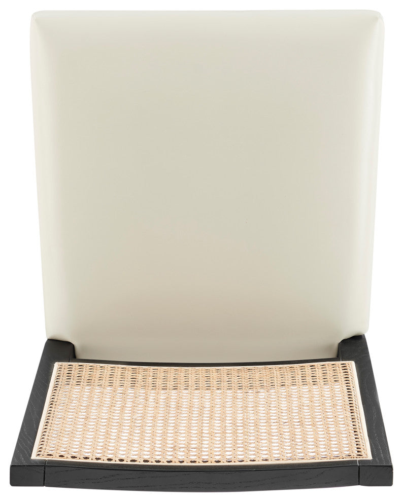 Dover PU Dining Side Chair (Set of 2), Borneo Bone