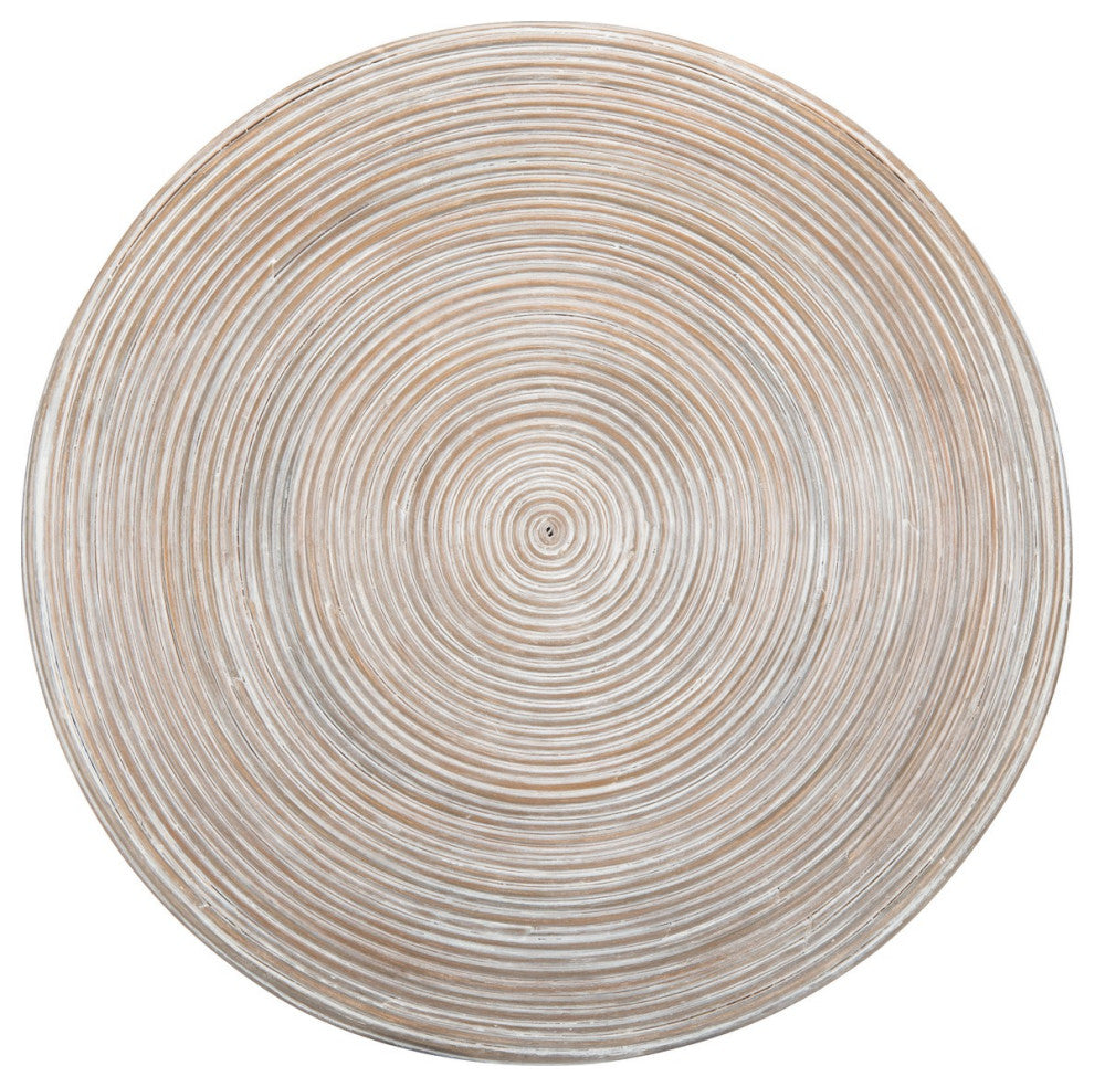 Safavieh Cristina Rattan Coffee Table, Grey White Wash