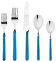 Fantasia Flatware, Electric Blue, 20-Piece Set