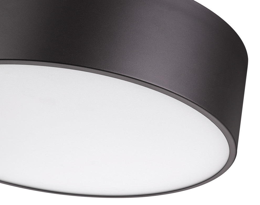 Zlite 2302F4-BRZ 4-Light Flush Mount, Bronze