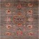 Ahgly Company Indoor Square Mid-Century Modern Area Rugs, 5' Square