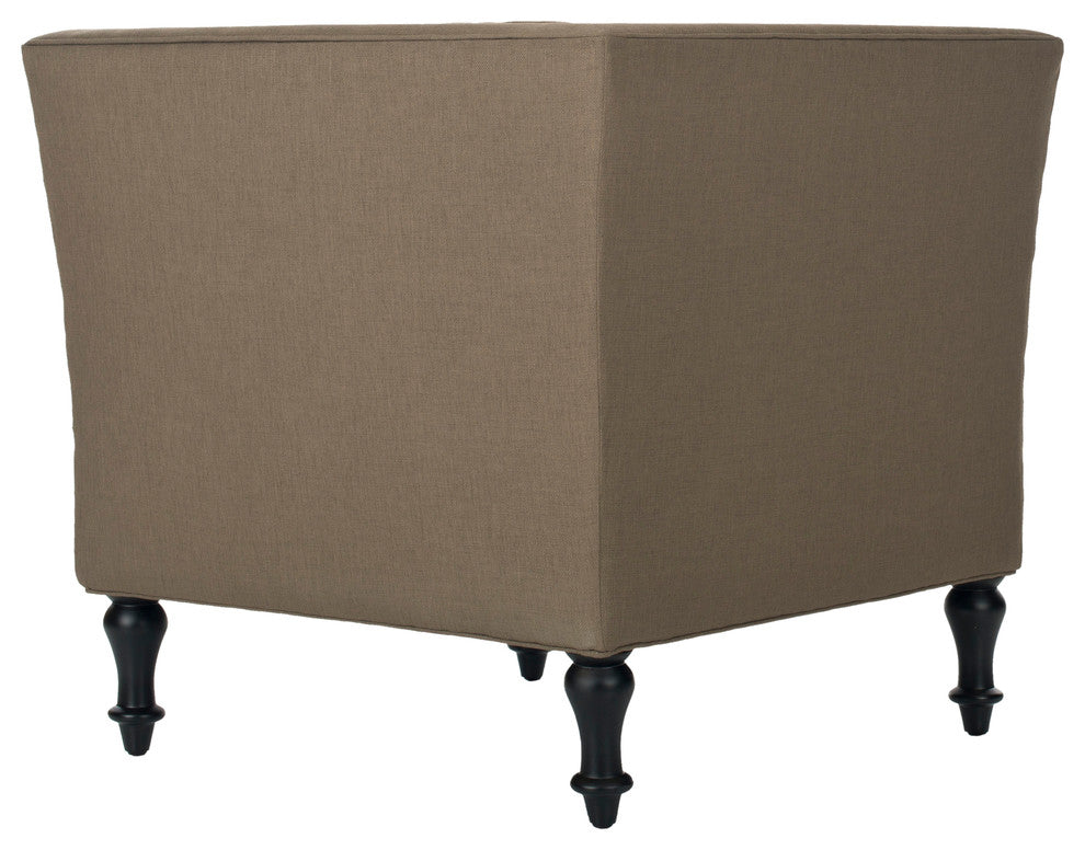 Safavieh Jack Tufted Corner Chair, Olive, Black