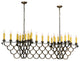 71L Picadilly 23 LT Oblong Chandelier