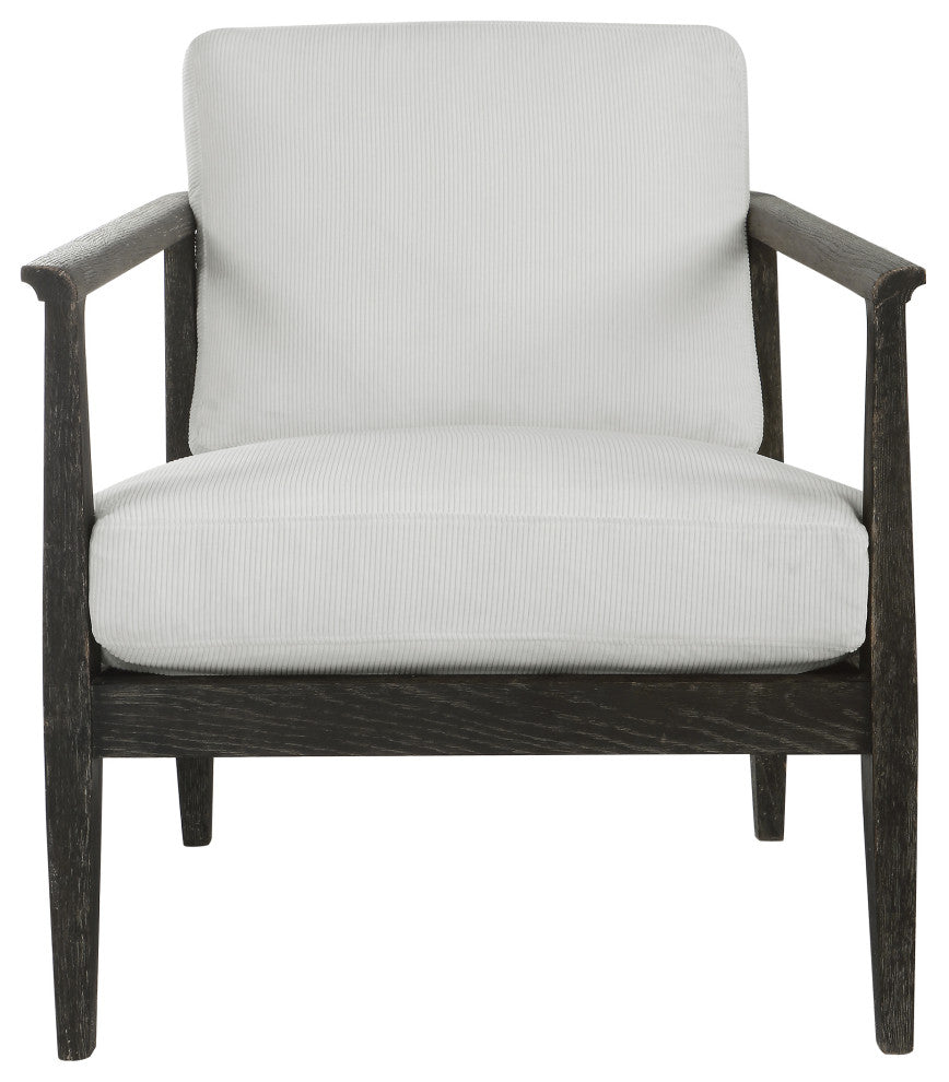 Uttermost 23696 Brunei White Accent Chair