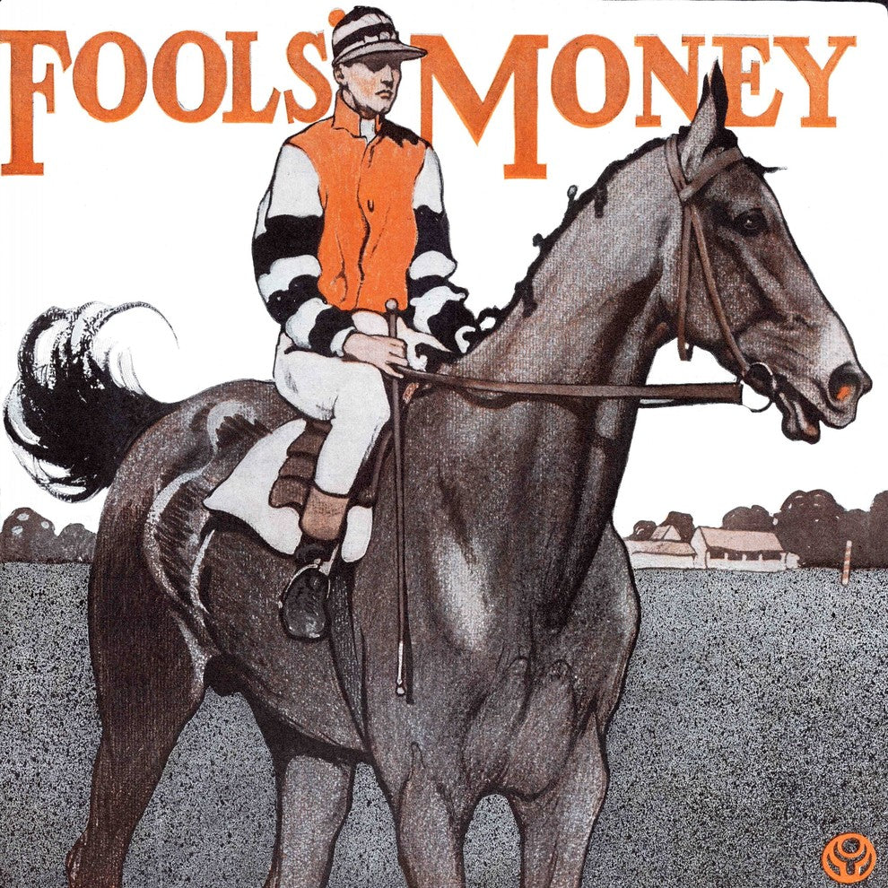 "Fools Money" Painting Print on Canvas by Edward Penfield