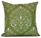 26x26", Veranda, Geometric Print Pillow, Green